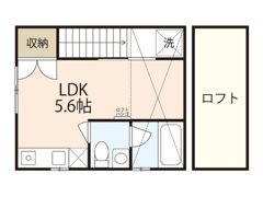 CASA COZY コイン通り（カーサコージー）の間取り画像