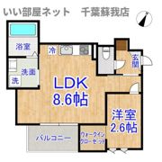 REGALEST 千葉駅の間取り画像