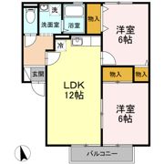 ヴェル フレール A棟の間取り画像