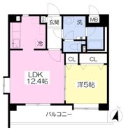 キャッスル宮の前の間取り画像