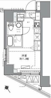 AZEST関内の間取り画像