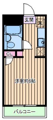 ハイツコスモスの間取り画像
