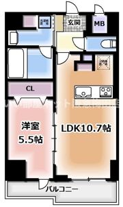 ハピネスガーデン新大阪の間取り画像