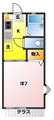 メゾンサチィエールの間取り画像