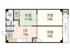 ブランドール ナルミの間取り画像