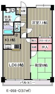 アウラ10（E－058）の間取り画像