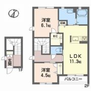 シャーメゾン・ユイナ B棟の間取り画像