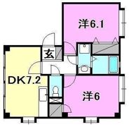 フォブールタウン竹原の間取り画像