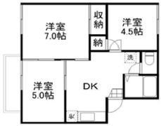 ラ・セーヌ白石の間取り画像