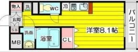 エルセレーノ吹田の間取り画像