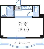 三景マンションの間取り画像