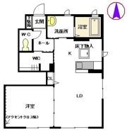 クレセオ ブレス II番館の間取り画像