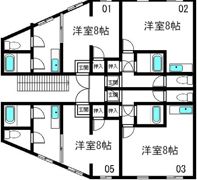 ジュネス東條の間取り画像