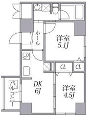 Zeus難波CUBEの間取り画像
