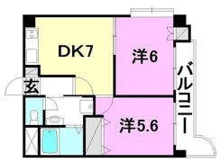 サザンコート6の間取り画像