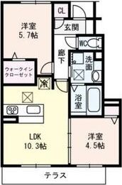 ガーデンライラックの間取り画像