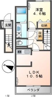 グリーンハイツの間取り画像