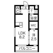 リアコート豊中II SOUTHの間取り画像