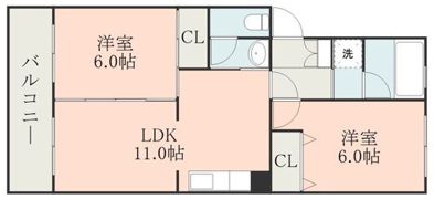 サンシャインハイツの間取り画像