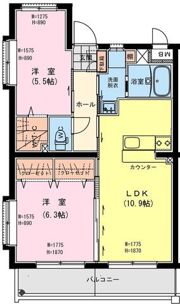 ベイシティーコートの間取り画像