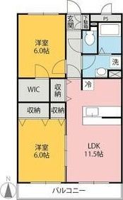 カーサ・ウィスタリアの間取り画像