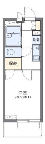 レオパレスタウンコートの間取り画像