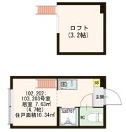 ハーモニーテラス堀ノ内の間取り画像