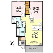 クローリス善通寺の間取り画像