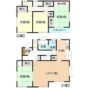 石上住宅の間取り画像