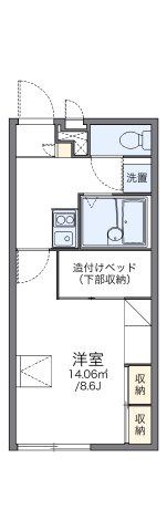 レオパレスエクセランの間取り画像