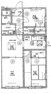 フェリース露木Aの間取り画像