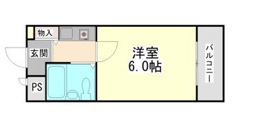 フルール岡本の間取り画像