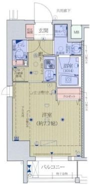 ファーストレジデンス天満橋の間取り画像