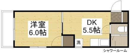 草津東ハイツの間取り画像
