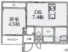 グランメール芦屋南宮町の間取り画像