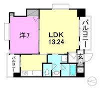 ウインドパレス歩行町の間取り画像