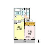 坪井サンハイツⅣの間取り画像
