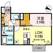 シェレトワレ上冨居 A棟の間取り画像