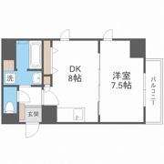 プランドール北浜の間取り画像