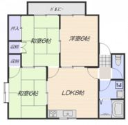 ディアス岡本の間取り画像