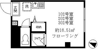 プレシャス方南町の間取り画像