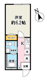 キャメル川口芝富士の間取り画像