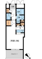 メトロタワー山下町の間取り画像