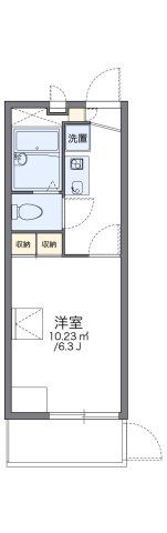 レオパレスなかやまの間取り画像
