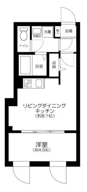 Le Nid 日本橋の間取り画像