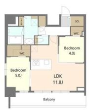 S-RESIDENCE松屋町asenceの間取り画像