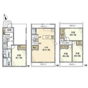 岸町戸建の間取り画像