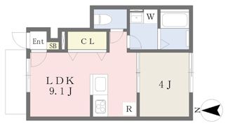 ヴィラ・アンソレイエ南土居の間取り画像