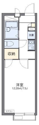 レオパレスさくら2の間取り画像