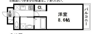 アミティエ山科の間取り画像